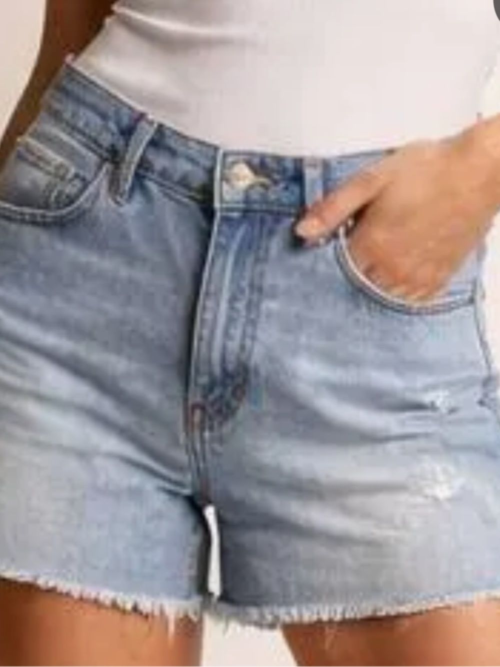 J. Crew Faded Blue Denim Cutoff Shorts